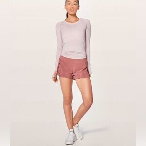 Lululemon Shorts, Play Off The Pleats Short 3"
Auburn Size 4 EUC